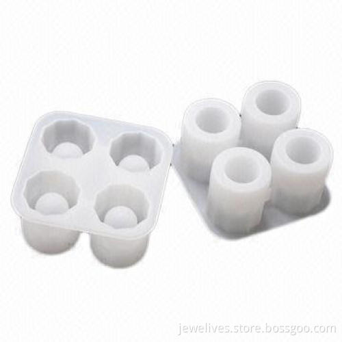 4-cup silicone ice cup trays